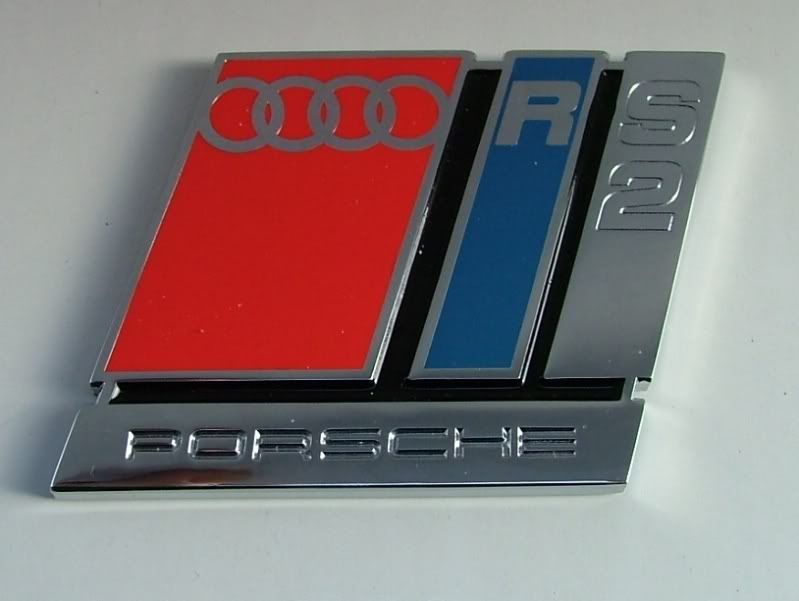 RS2 Badges & Keyrings = Next Project. S2Forum The Audi S2 Community